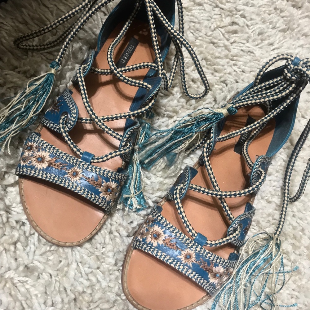 F21 gladiator sandals